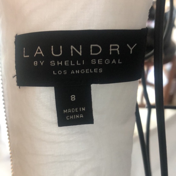 Laundry by Shelli Segal White Halter Dress - Picture 5 of 7